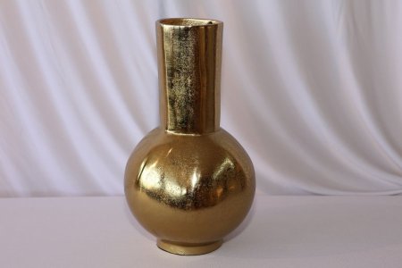 אגרטל קלאסי בצבע זהב